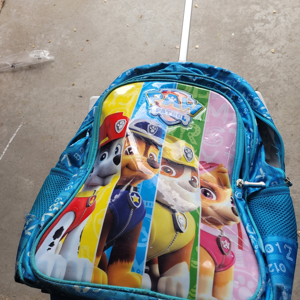 Paw Patrol Kids Backpack - Blue and Pink